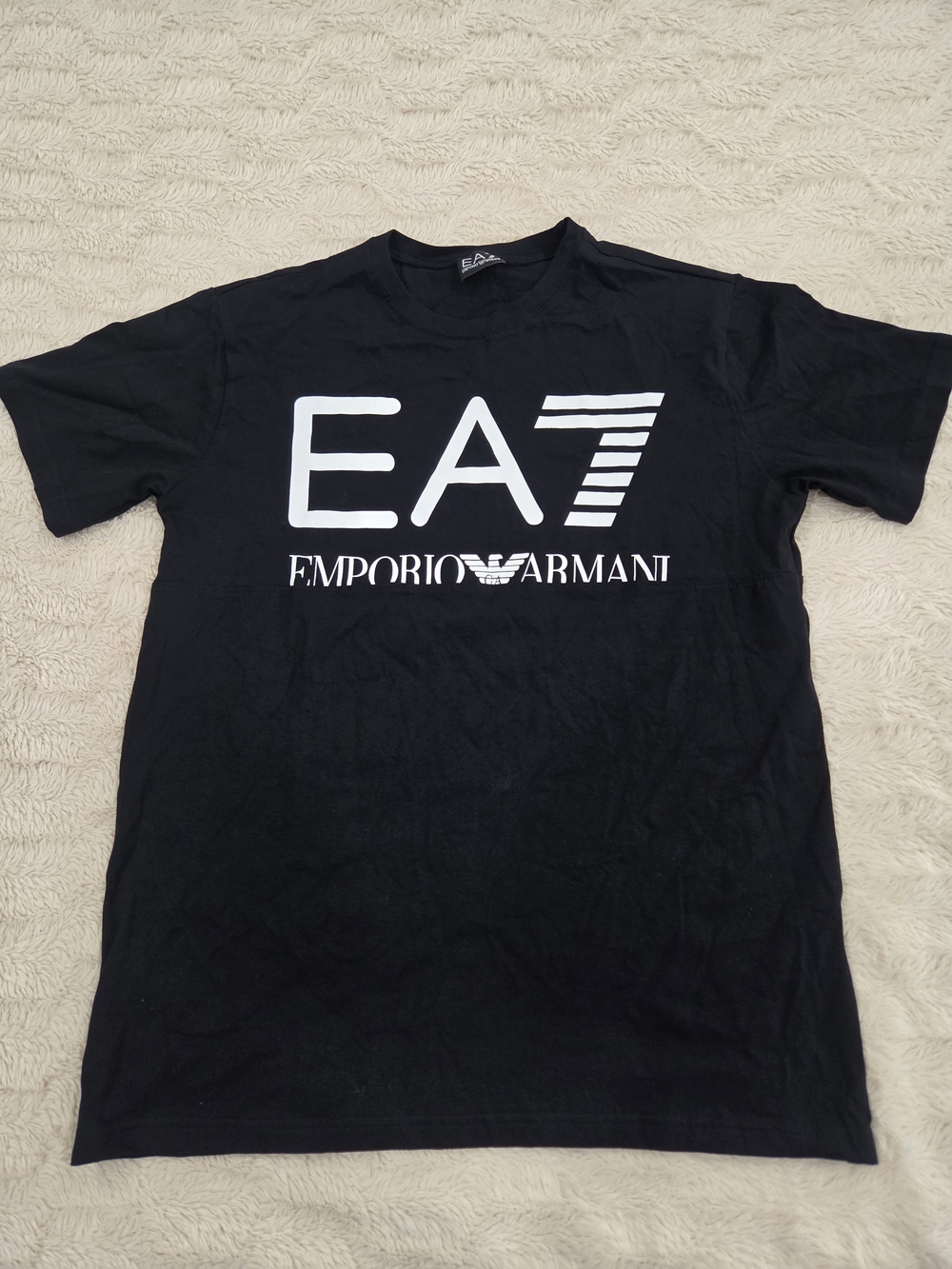 Emporio Armani EA7 Men’s Black Logo Tee